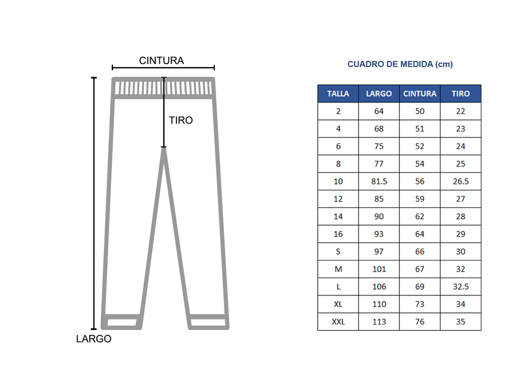 PANTALON BUZO VARON