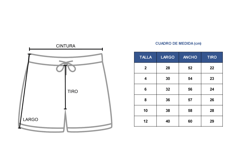 SHORT NIÑO COFAM
