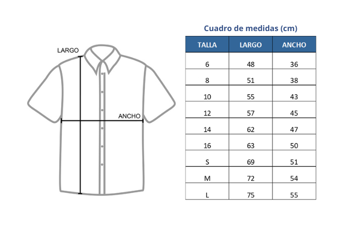 CAMISA M/C RECOLETA