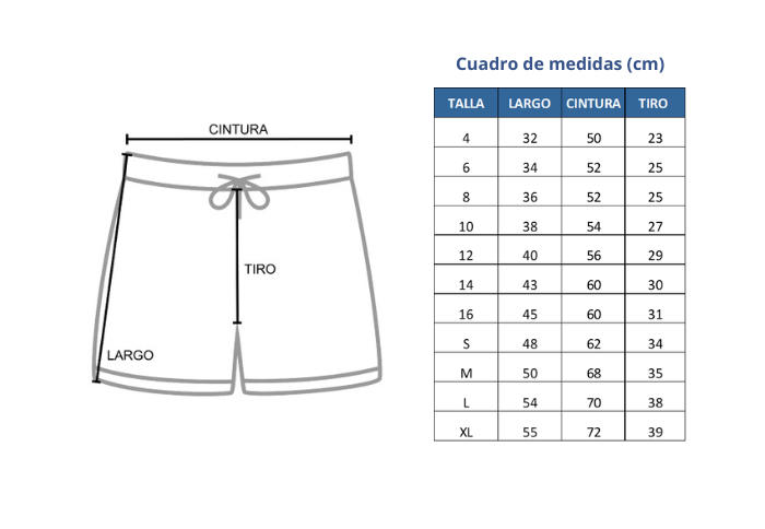 SHORT VARON RECOLETA