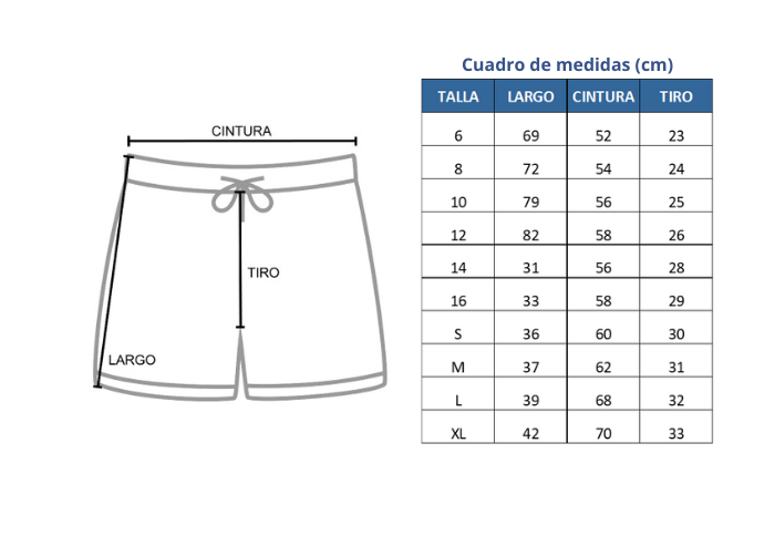 SHORT SALCANTAY