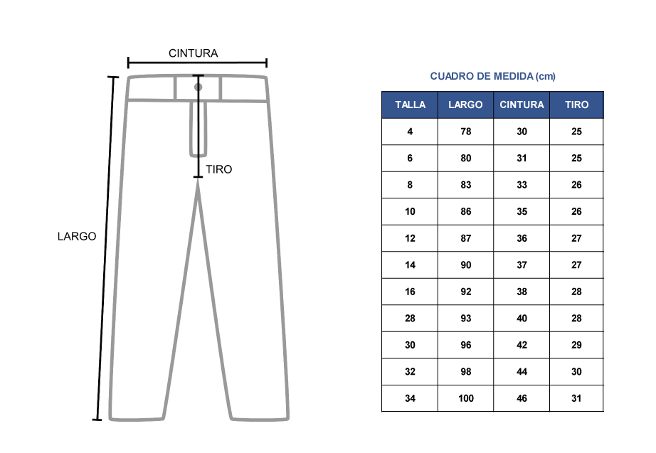 PANTALON UNIF.DAMA SAN JOSE