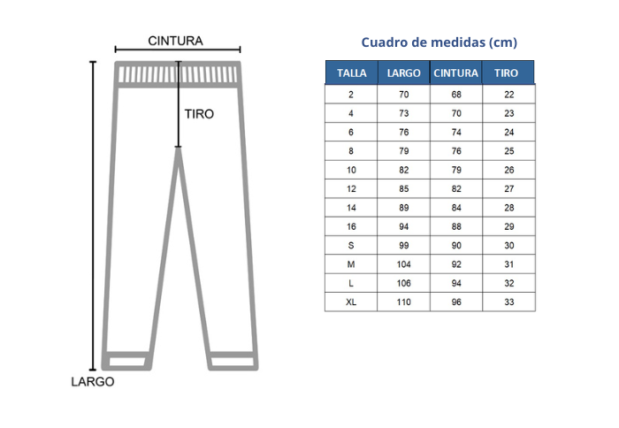 PANTALON BUZO SAN PEDRO