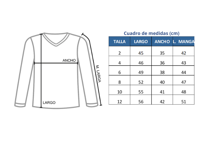 POLO DEPORTE M/L SANTA TERESITA
