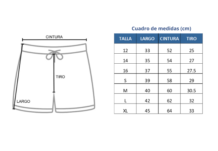 SHORT SANTA TERESITA