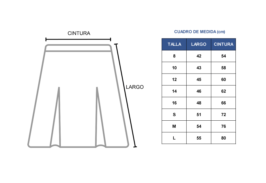 FALDA UNIFORME VILLA CARITAS