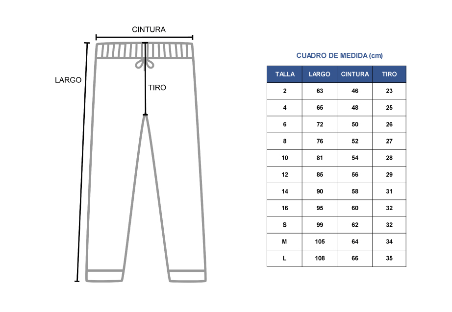 PANTALON BUZO VILLA CARITAS