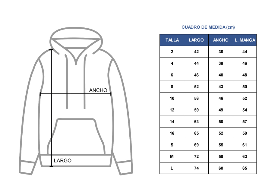 SUDADERA VILLA CARITAS