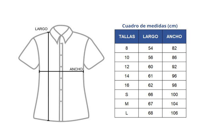 BLUSA OXFORD VILLA MARIA