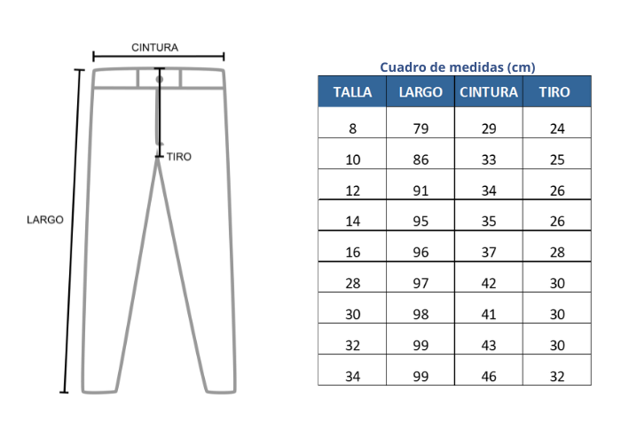 PANTALON UNIF. DAMA DAVY