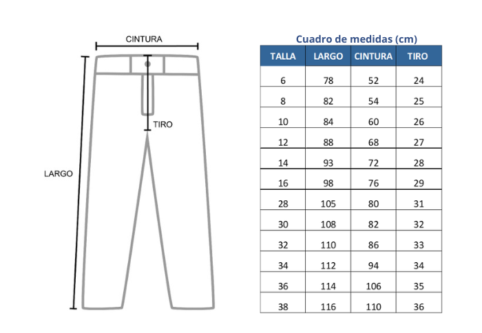 PANTALON UNIIF. VARON DAVY