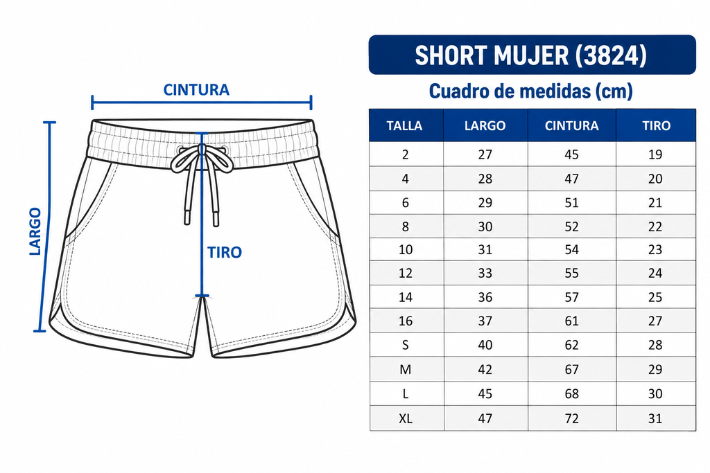 SHORT MUJER NEWTON