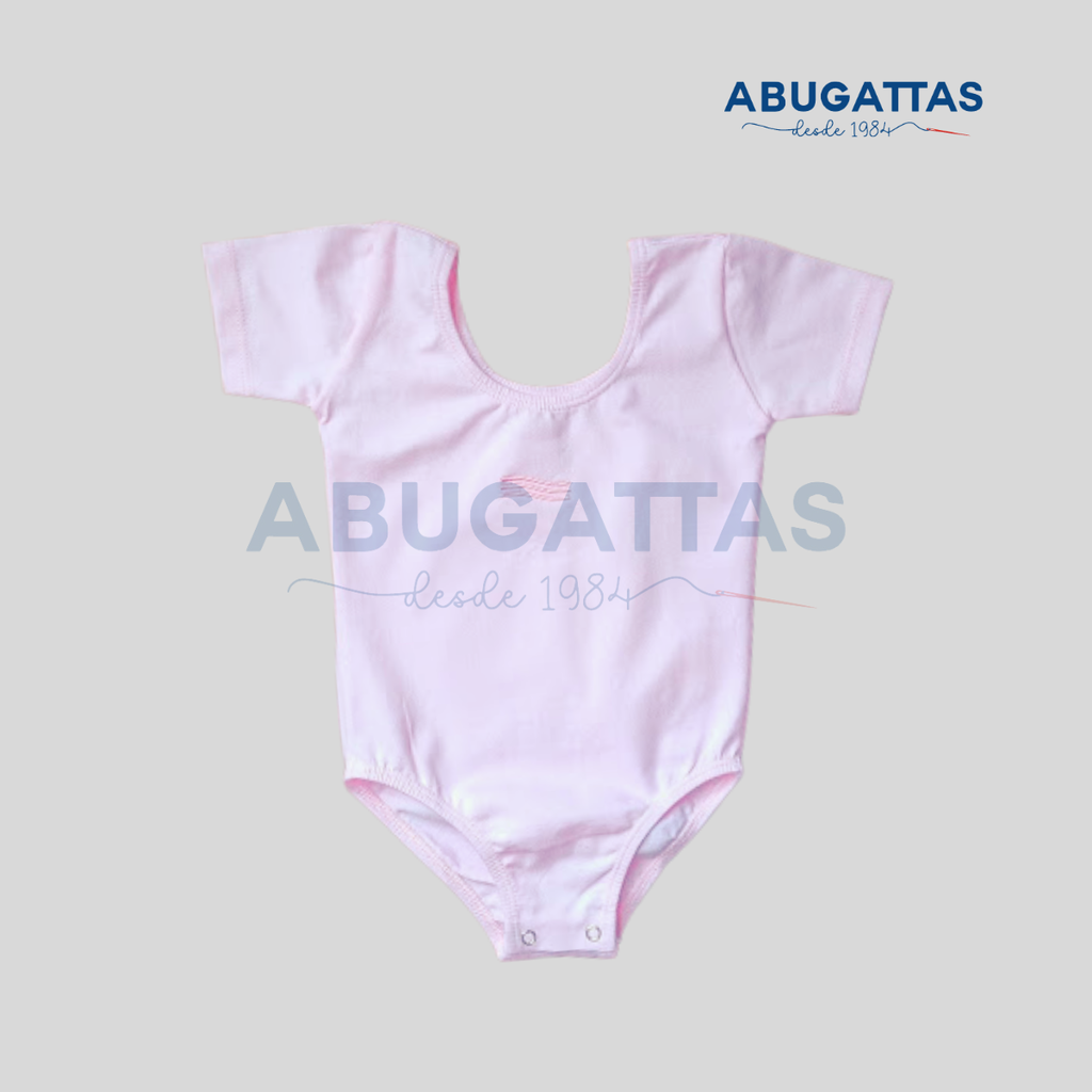 LEOTARD M/CORTA ROSADO BALLET