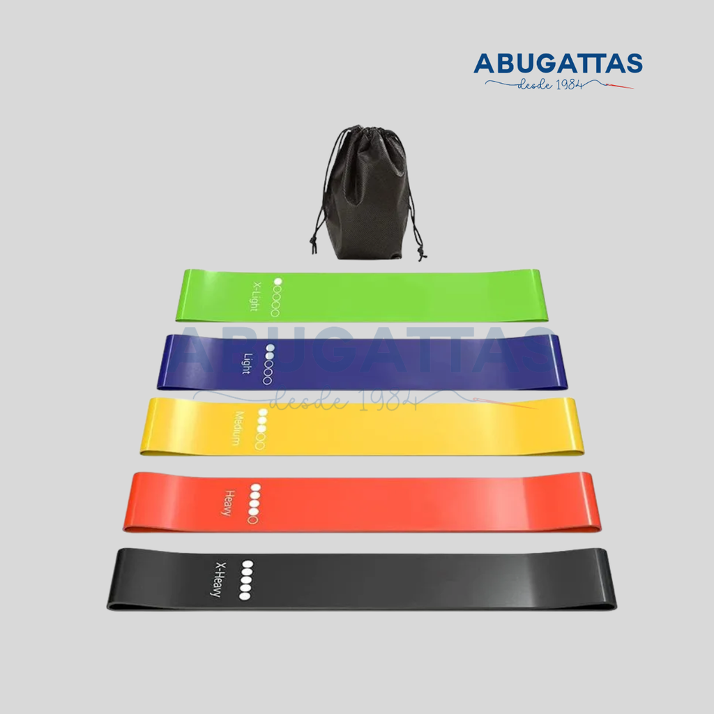 SET BANDAS ELASTICAS X 5 UND