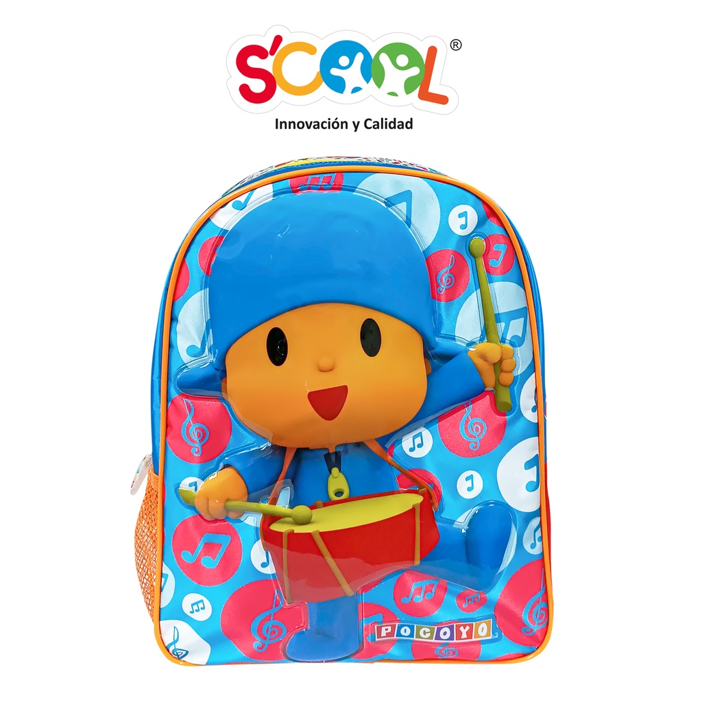 MOCH KIDS TELA C/PVC POCOYO SCOOL