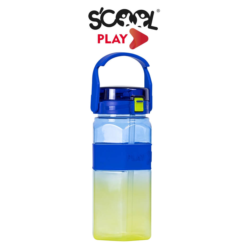 BOT PETG SQUARE 1.2 LT ELECTRIC BLUE/GREEN SCOOL