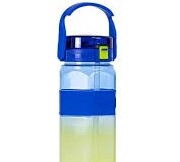 BOT PETG SQUARE 1.2 LT ELECTRIC BLUE/GREEN SCOOL
