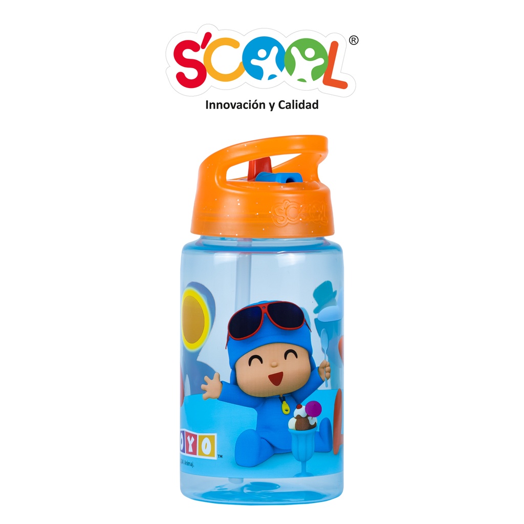 BOT PP PLUS GDE 500 ML POCOYO SCOOL