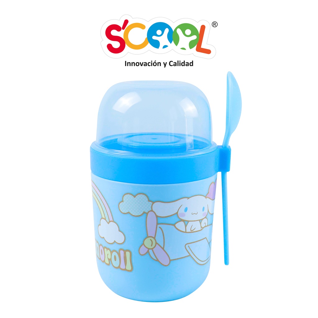 VASO YOGURT CINNAMOROLL SCOOL