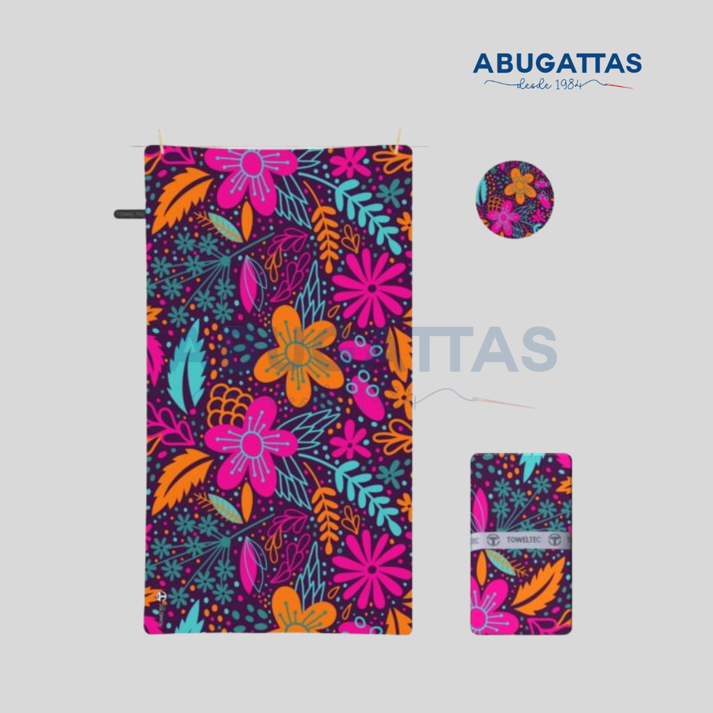 TOALLA DISEÑO FLOREADO TOWELTEC