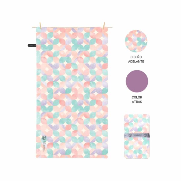 TOALLA DISEÑO ACUARELA  TOWELTEC