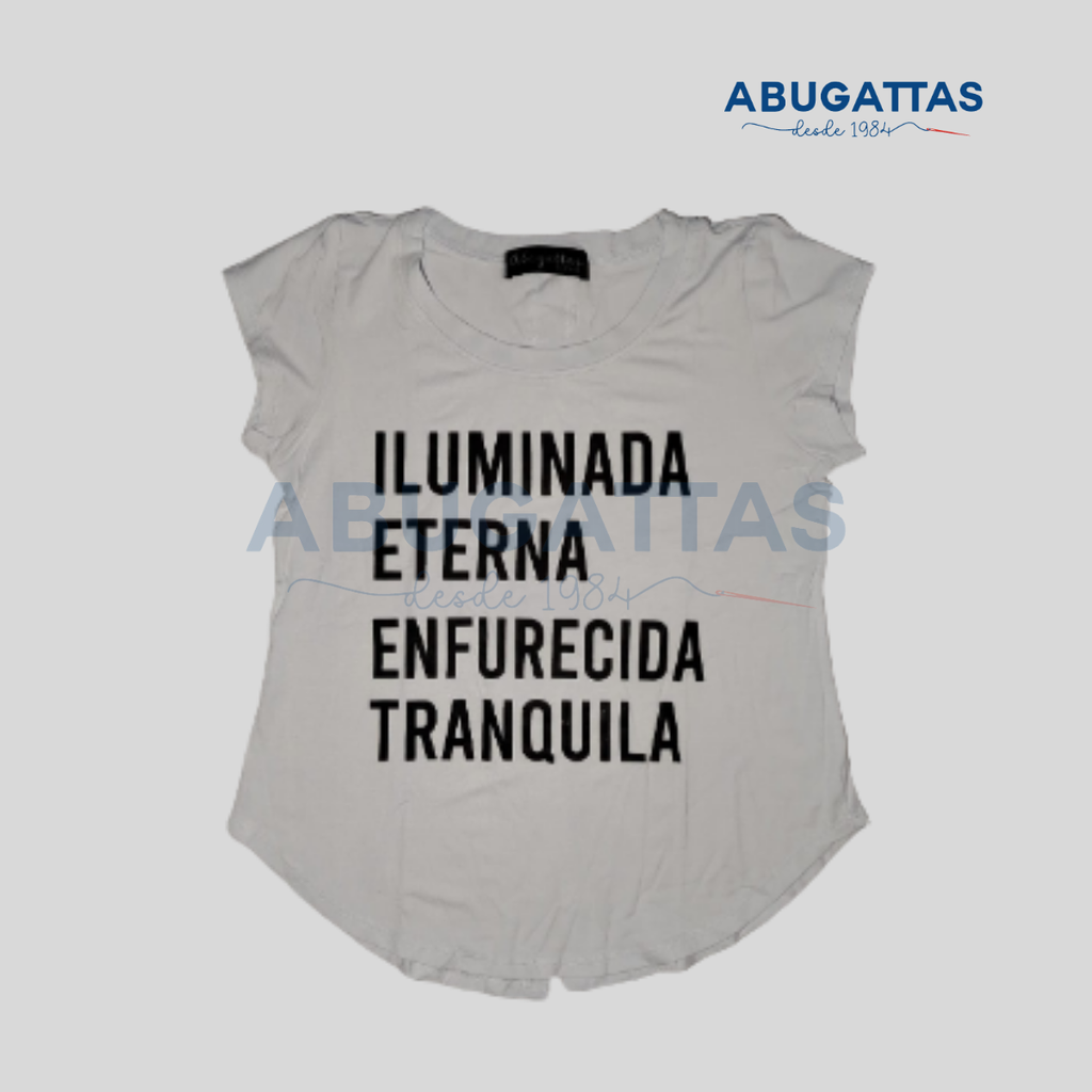 POLO M/C DAMA ESTAMPADO MODA