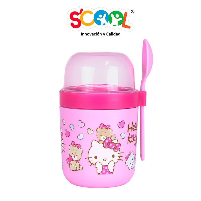 SCOOL INV VASO PP YOGURT HELLO KITTY