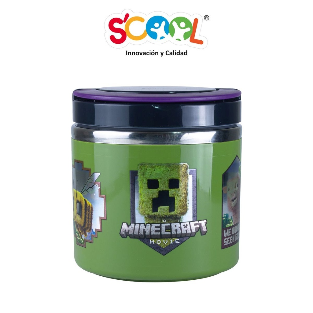 SCOOL INV TERMO COMIDA 600ML MINECRAFT