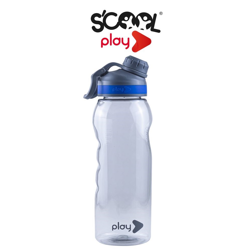 BOTELLA ROSCA 1 LT BLUE GRAY