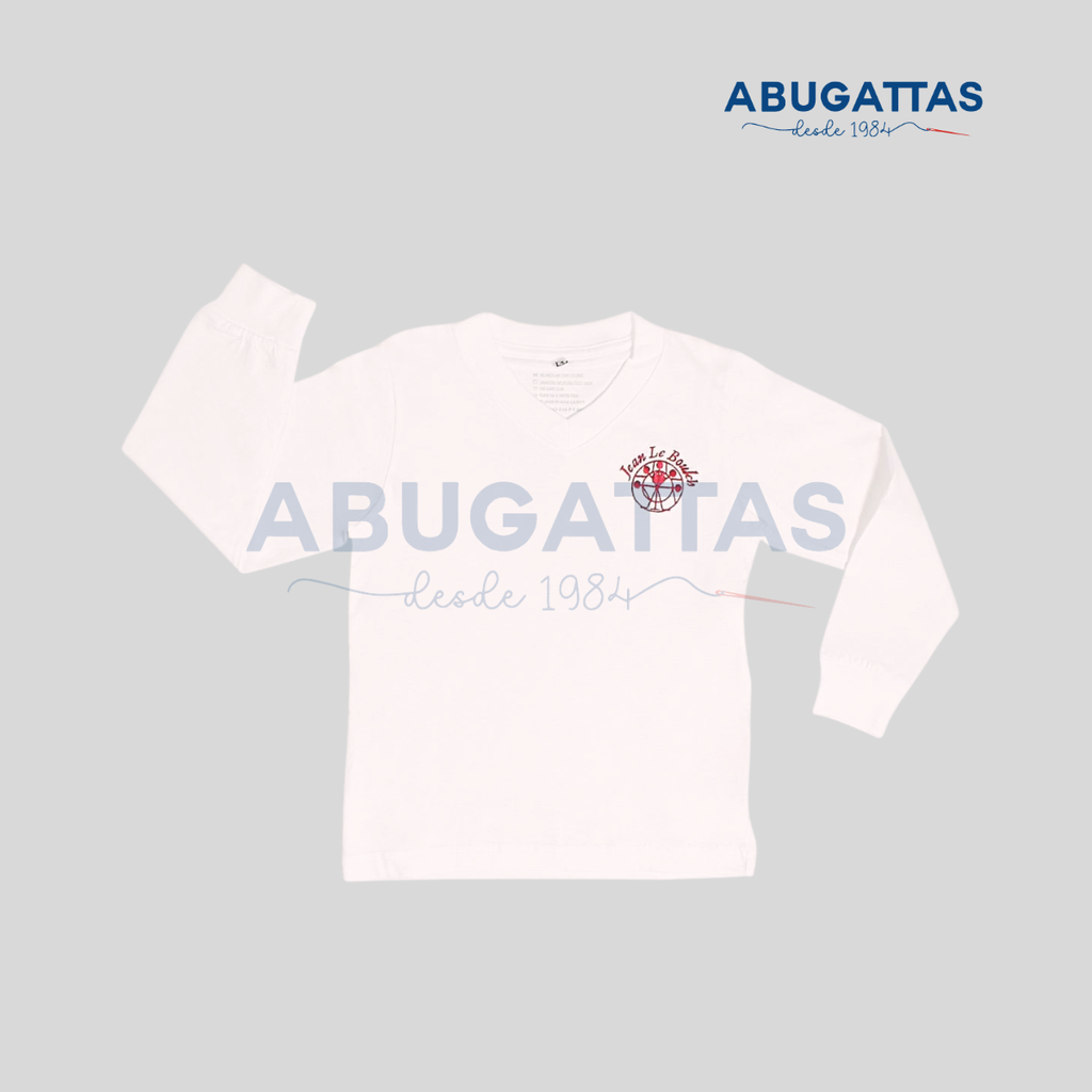 POLO M/L BLANCO JLB