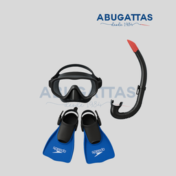 [2327/35-36] GLIDE MASK, FINS + SNORKEL SET SPEEDO