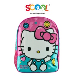 [804125] MOCH KIDS TELA C/PVC HELLO KITTY SCOOL