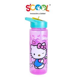 [703637] BOT PP C/C 590ML HELLO KITTY&FRIENDS SCOOL