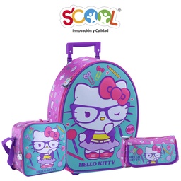 [804365] SET MALETA RANGER 3D HELLO KITTY