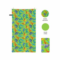 [DIS-0058/M] TOALLA DISEÑO DINOSAURIO TOWELTEC