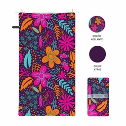 TOALLA DISEÑO FLOREADO TOWELTEC